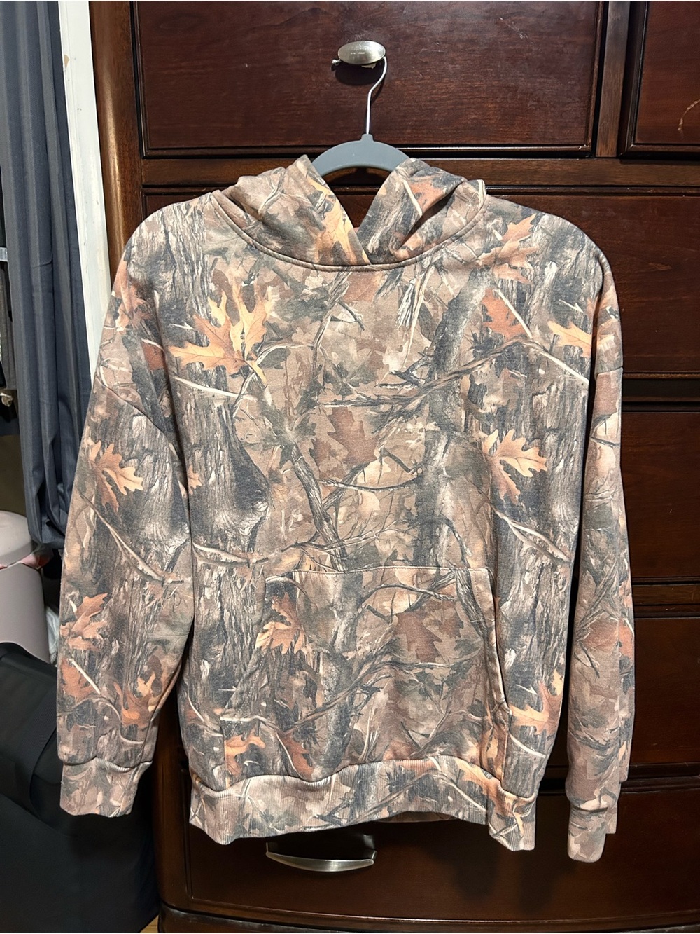 Simply Southern Camo Hoodie in Tan and Brown